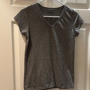 Lucky Brand Charcoal V-Neck Essential T-Shirt